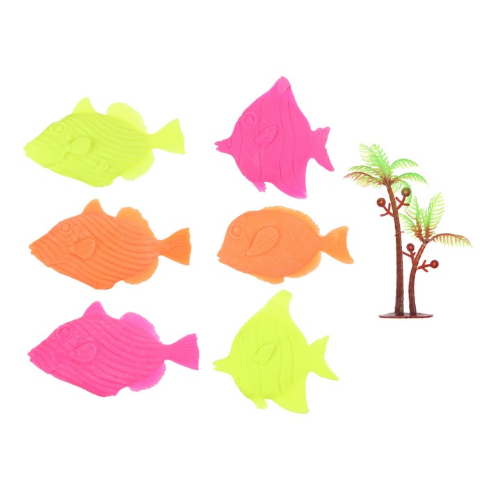 Набор растущих игрушек "Радужные рыбки"