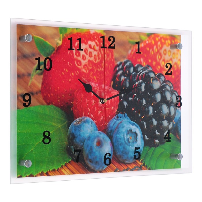 Часы настенные "Ягоды", 25х35 см