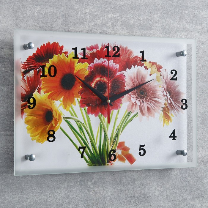 Часы настенные "Цветы", 25х35 см