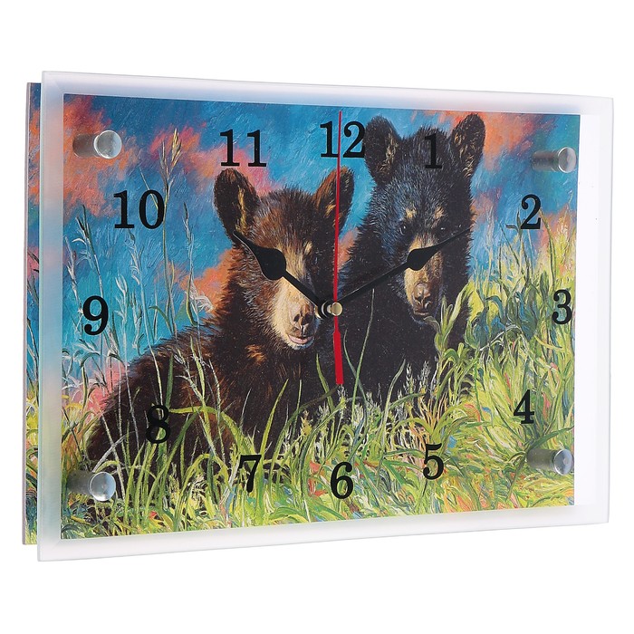 Часы настенные "Медведи", 20х30 см