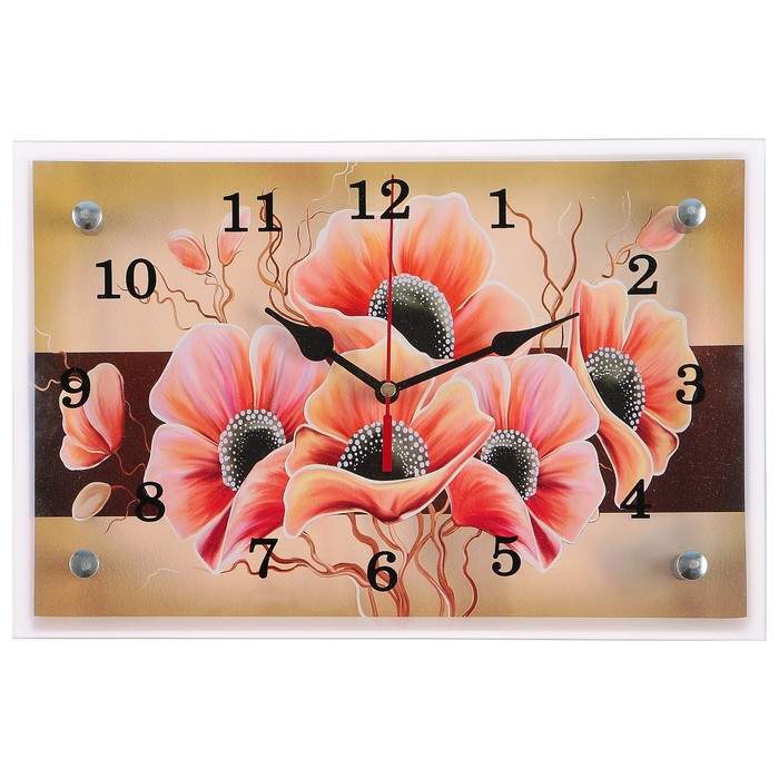 Часы настенные "Цветы", 20х30 см