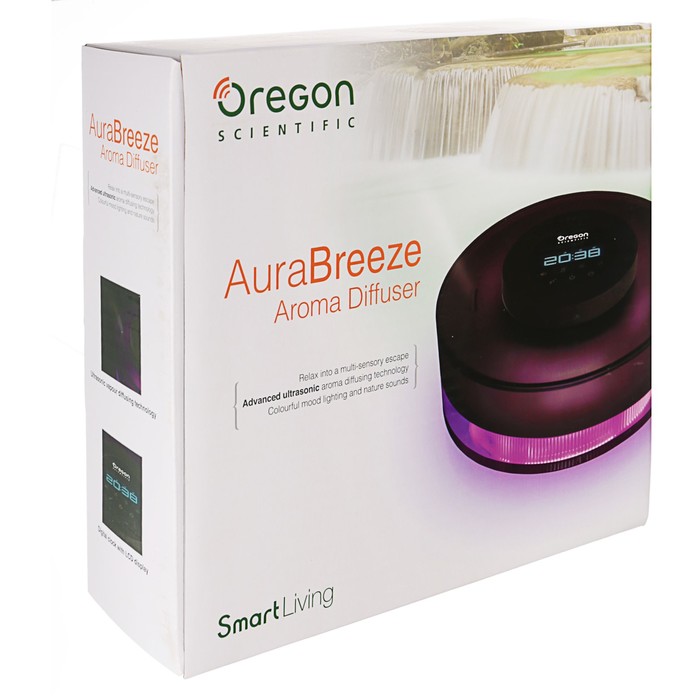 Аромадиффузор Oregon Scientific WA638 AuraBreeze, ультразв., 6 цветов, звуки природы