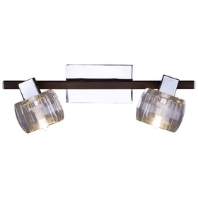 

Спот "Инес" 2x40Вт G9 хром, венге 14x34,5x11см