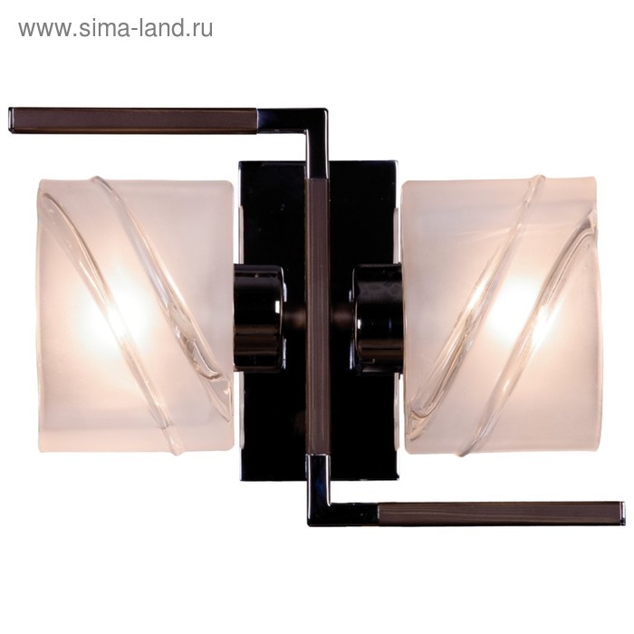 

Бра «Исабелла», 2x40Вт G9, хром, венге 14x17,5x25 см