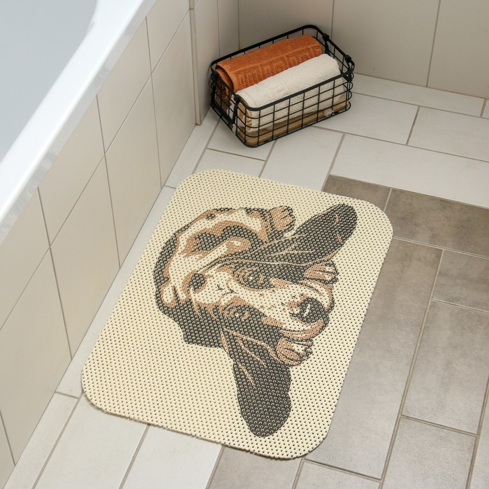 Коврик для ванной "Собака"