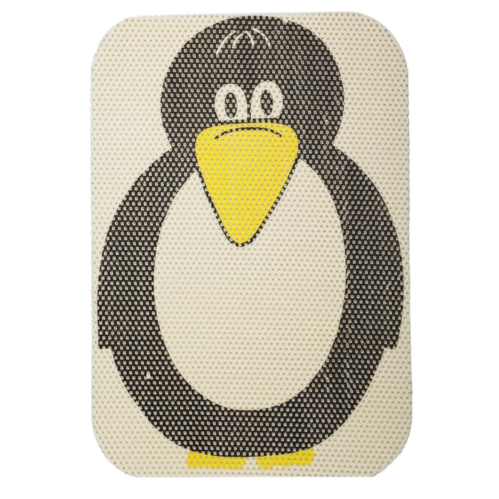 Коврик для ванной "Пингвин"