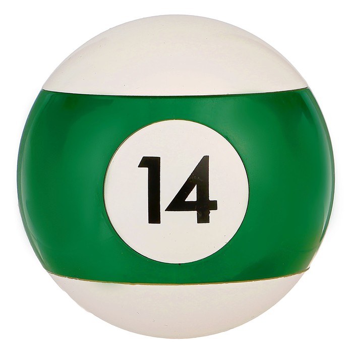 Зажигалка электронная, бильярдный шар, от USB, микс цвета и цифр, 5,5*5,5 см