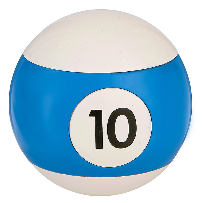 Зажигалка электронная, бильярдный шар, от USB, микс цвета и цифр, 5,5*5,5 см