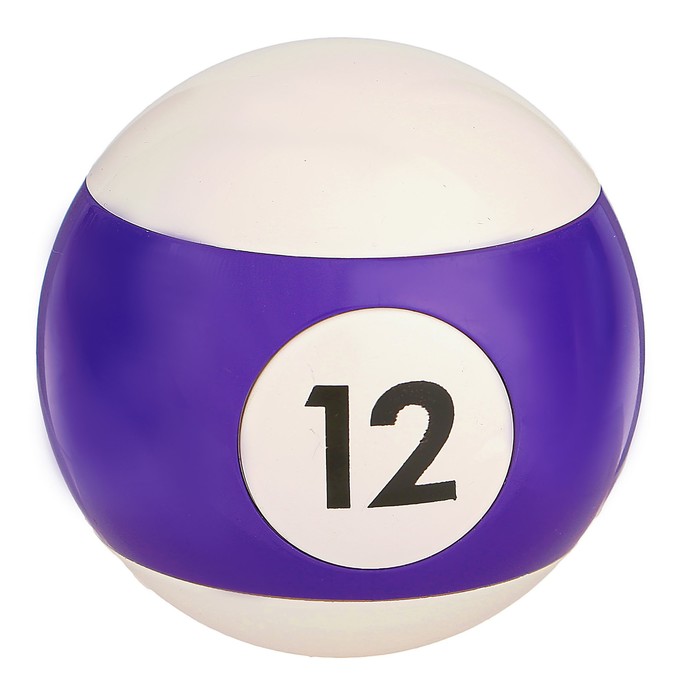 Зажигалка электронная, бильярдный шар, от USB, микс цвета и цифр, 5,5*5,5 см