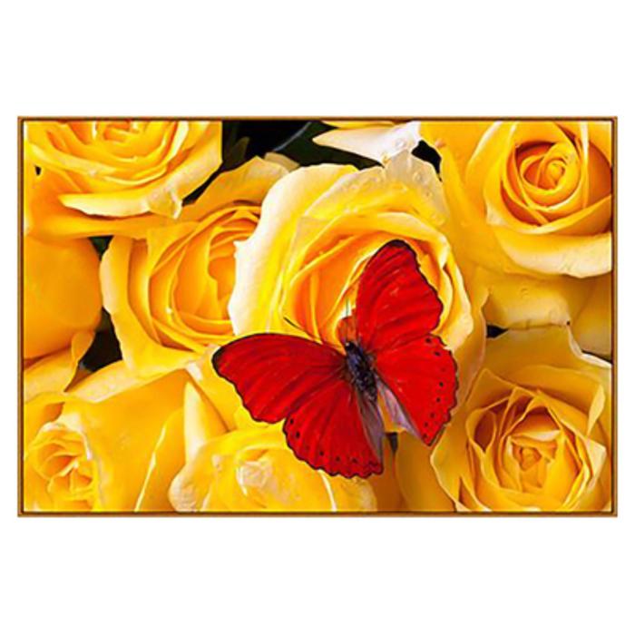 Алмазная мозаика "Букет роз", 19 цветов