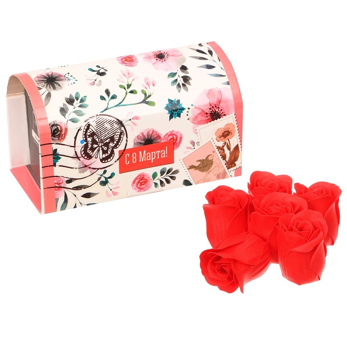 Мыльные лепестки "С 8 марта", 6 шт.