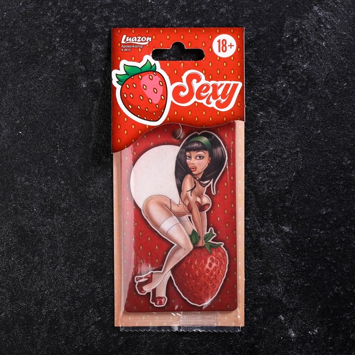 Ароматизатор бумажный "Клубничка", Sex