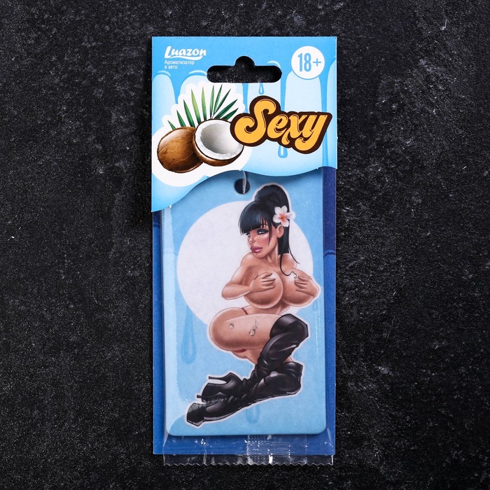 Ароматизатор бумажный "Кокос", Sex