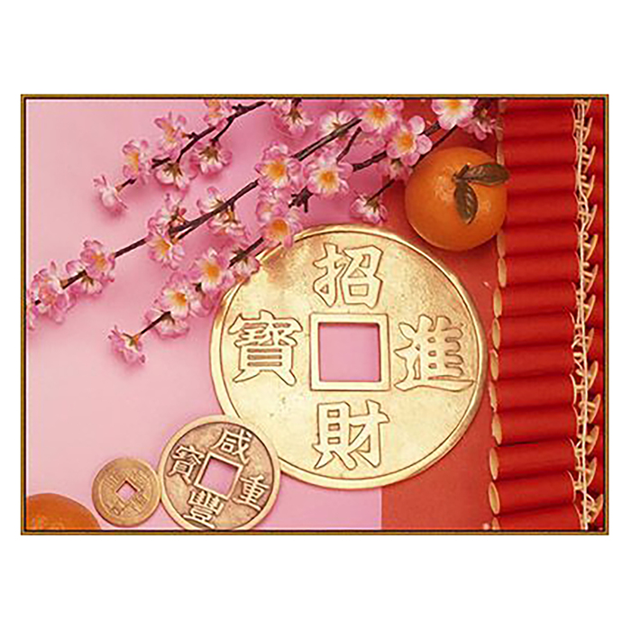 Алмазная мозаика "Талисманы фэн-шуй. Благополучие", 18 цветов