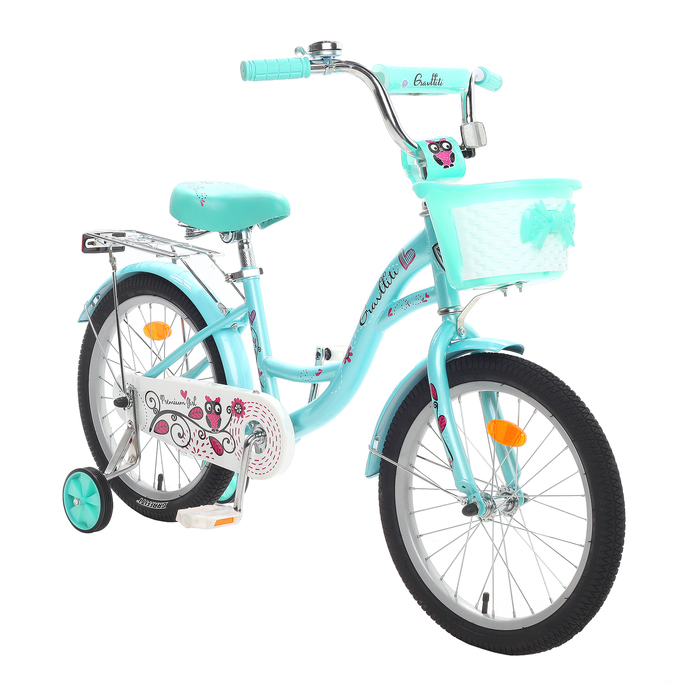 Велосипед 18" Graffiti Premium Girl RUS, цвет бирюзовый