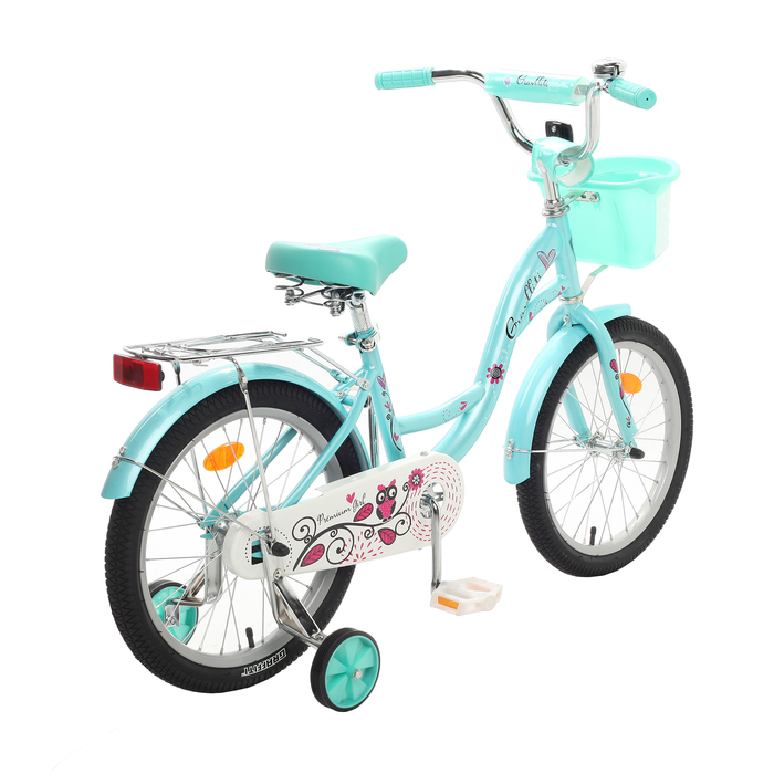 Велосипед 18" Graffiti Premium Girl RUS, цвет бирюзовый
