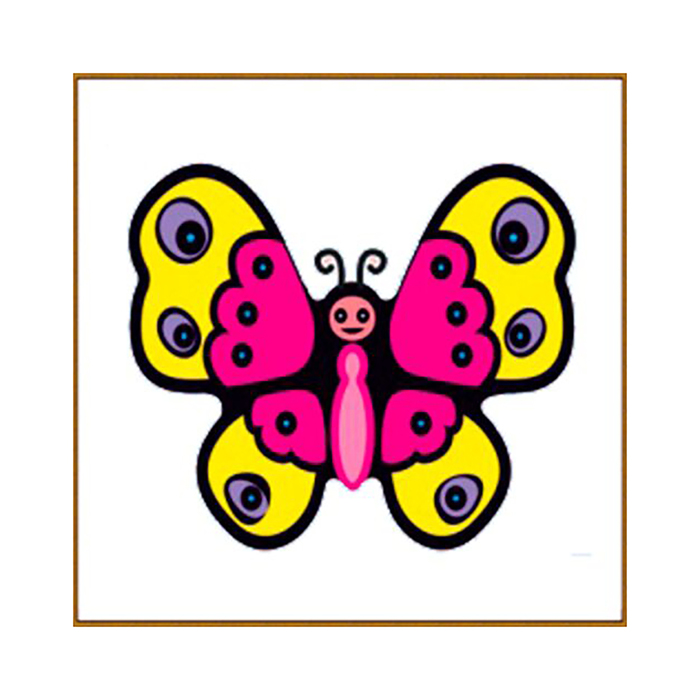 Мозаика на магните "Бабочка", 15 цветов