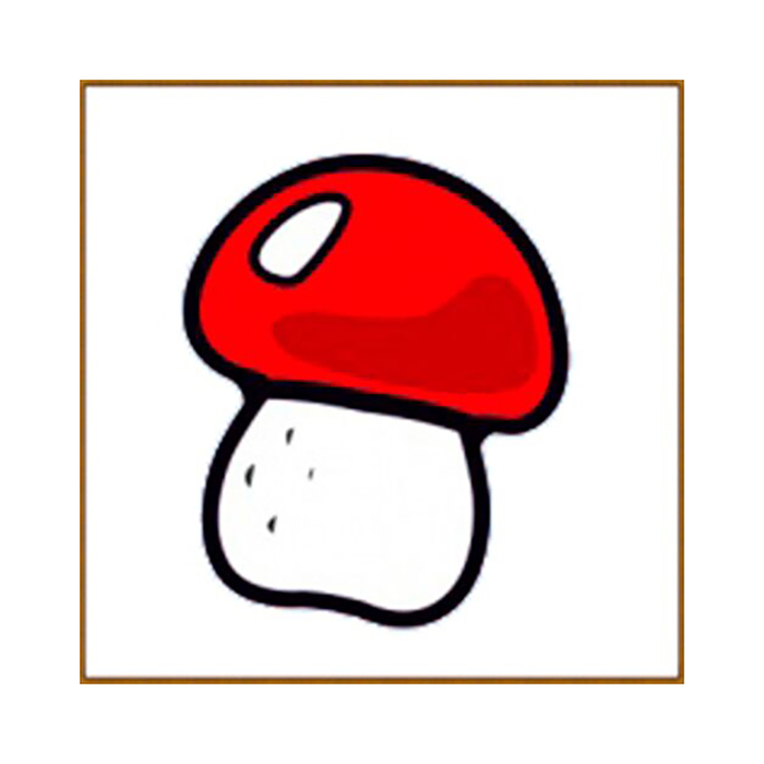 Мозаика на магните "Грибочек", 11 цветов