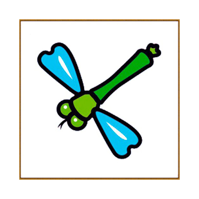 Мозаика на магните "Стрекоза", 13 цветов