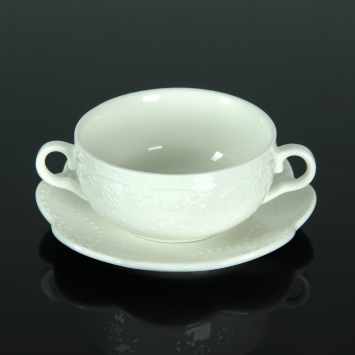 Набор бульонниц "Сьюзен" бульонница 200 мл, блюдце 15,5х2 см