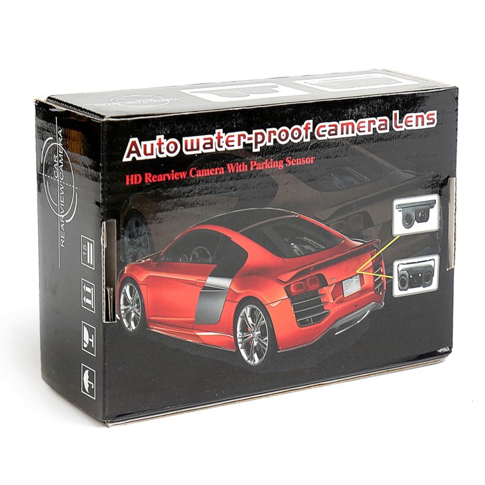 Камера заднего вида с датчиком парковки IР68, -40 до 75°C, угол 160°