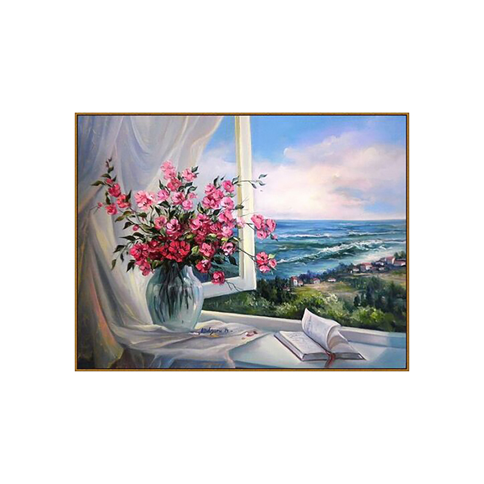 Алмазная мозаика "Девичьи фантазии", 42 цвета