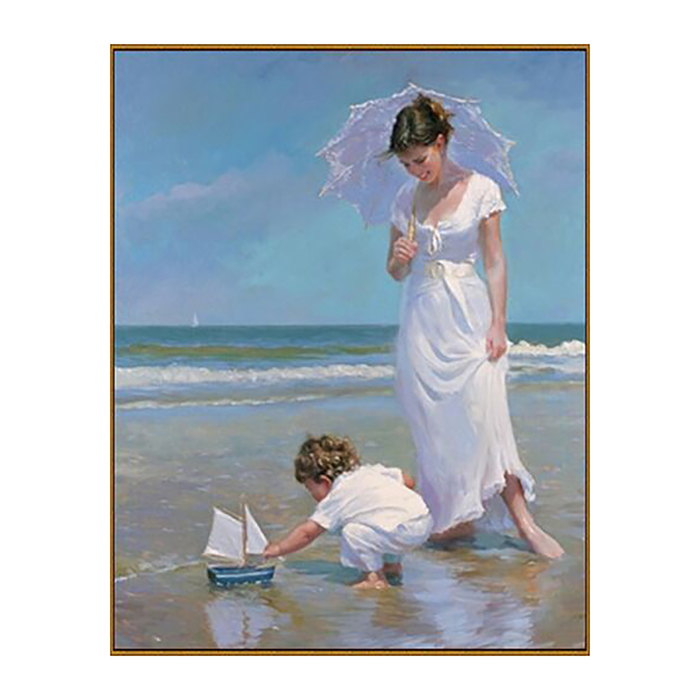 Алмазная мозаика "Юный капитан", 30 цветов