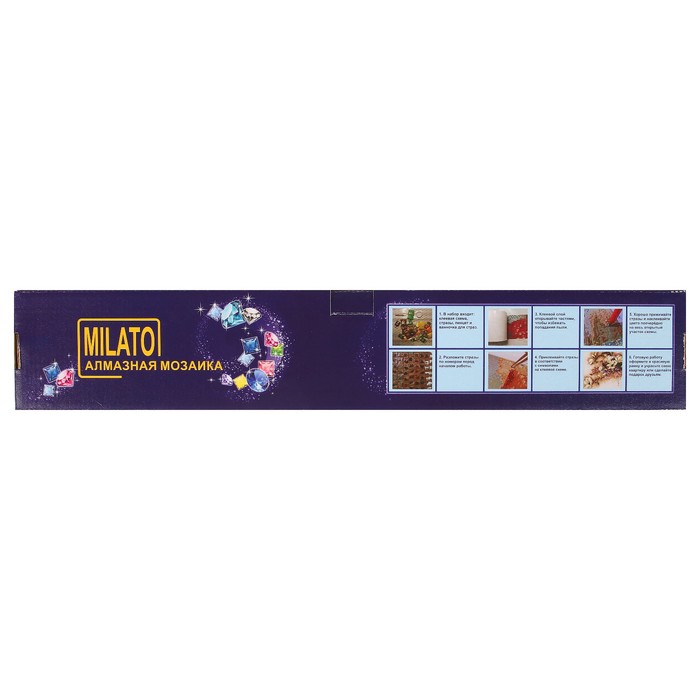 Алмазная мозаика "Розы и абрикосы", 35 цветов