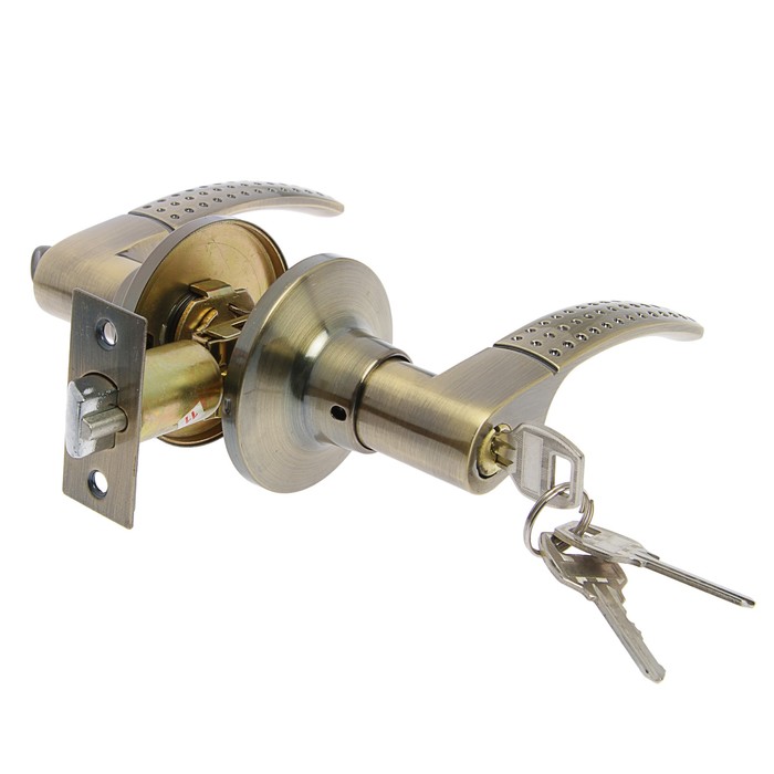 Защелка 2103, с ключом, цвет бронза