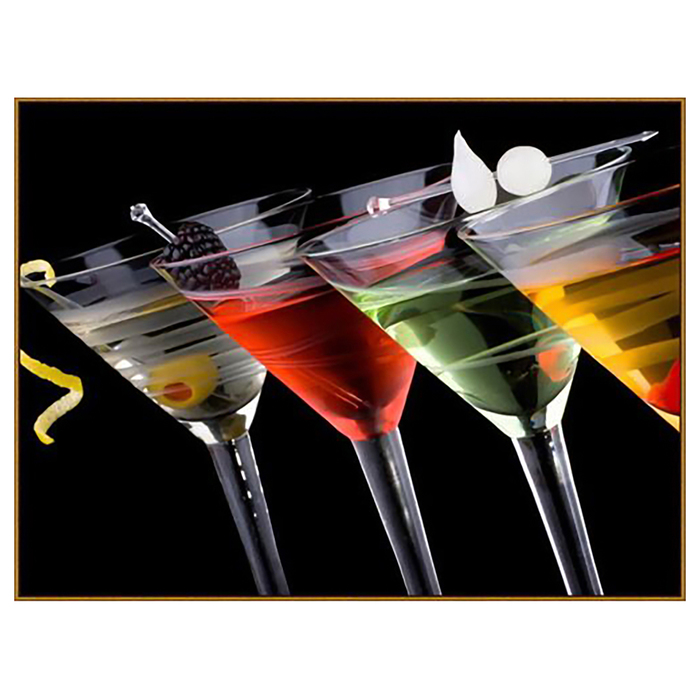 Алмазная мозаика "Коктейль", 38 цветов