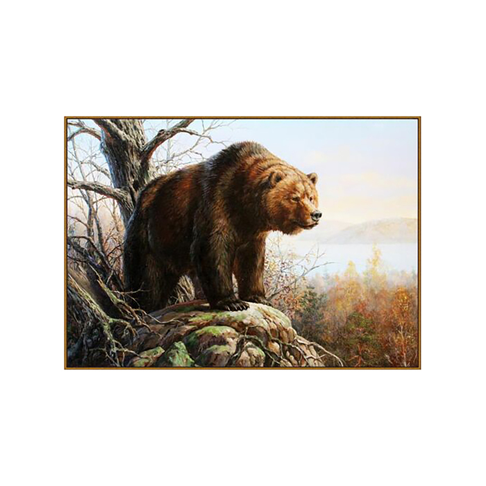 Алмазная мозаика "Медведь", 31 цвет