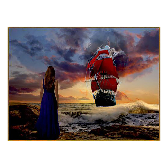 Алмазная мозаика "Ассоль", 36 цветов