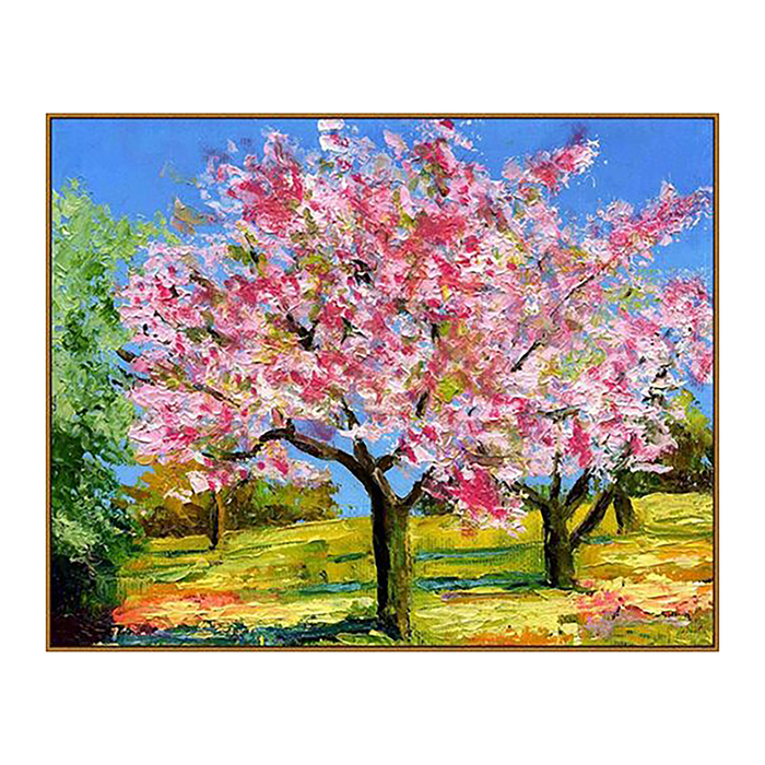 Алмазная мозаика "Весеннее настроение", 34 цвета