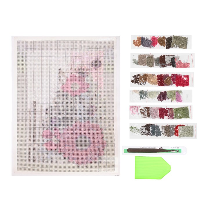 Алмазная мозаика - аппликация, 39 цветов