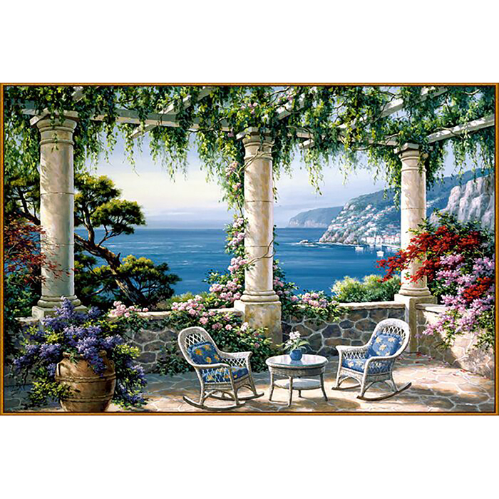 Алмазная мозаика "Безмятежность", 32 цвета