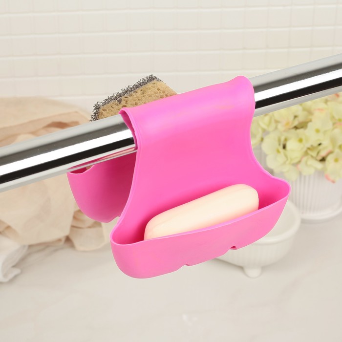 Корзина для хранения двойная 11х13х4,5 см "Сумочка", цвет МИКС