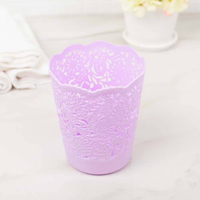 Корзина для хранения 9,5х9,5х11,5 см, цвет МИКС