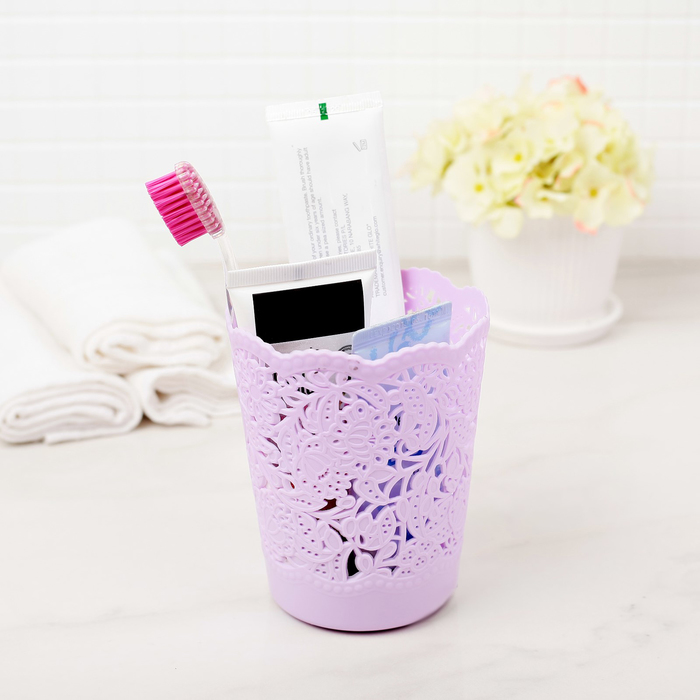 Корзина для хранения 9,5х9,5х11,5 см, цвет МИКС