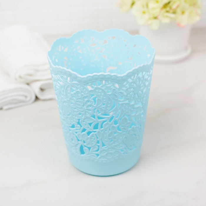 Корзина для хранения 11х11х13,5 см, цвет МИКС