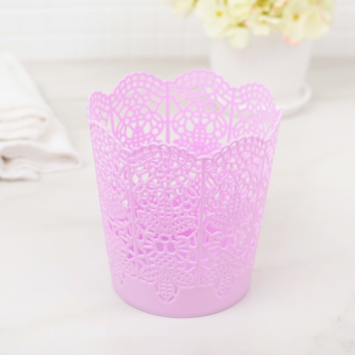 Корзина для хранения 10х10х11 см, цвет МИКС