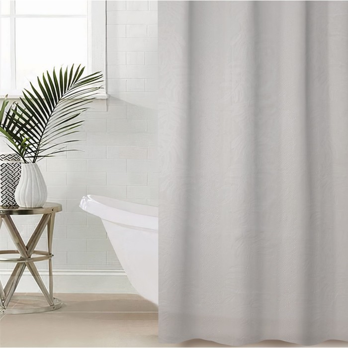 Штора для ванной "Фламинго", 180х180 см, EVA