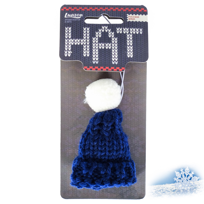 Ароматизатор на зеркало шапка "Русская зима"