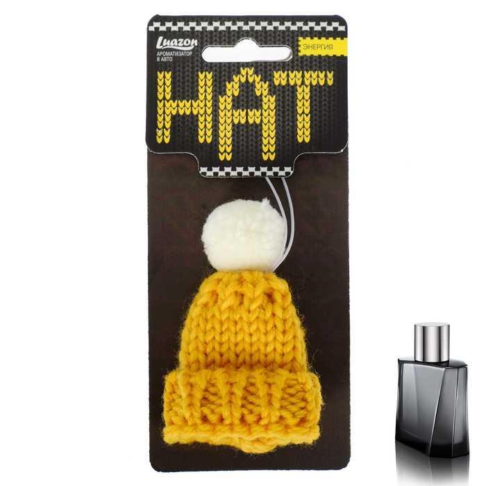 Ароматизатор на зеркало шапка "Энергия"