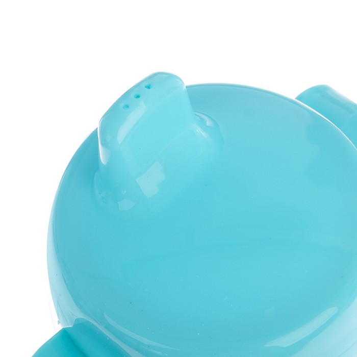 Поильник с твёрдым носиком, 210 мл, от 5 мес., цвет голубой, рисунок МИКС