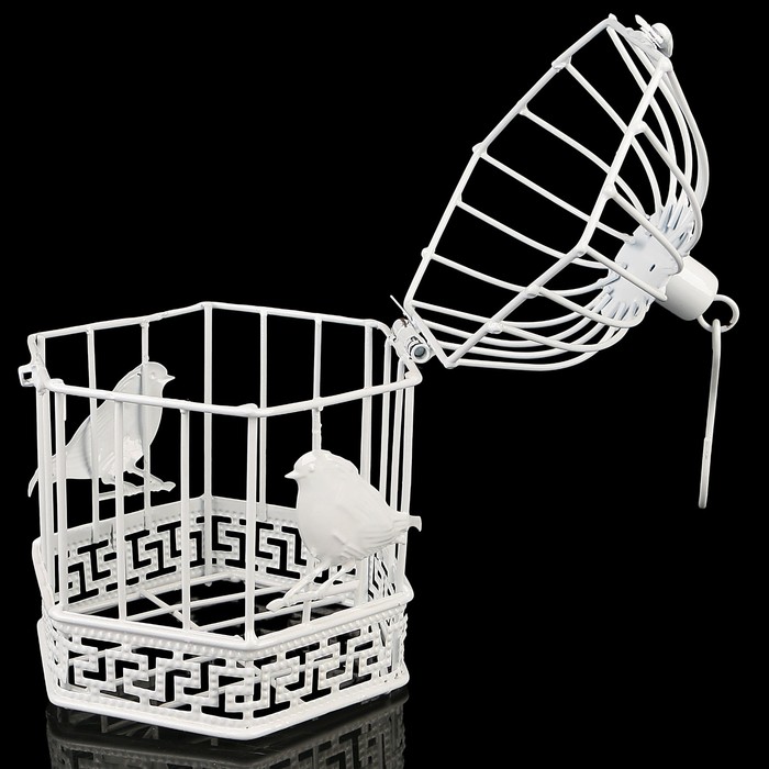 Клетка шестиугольная "Птицы", 25х14см