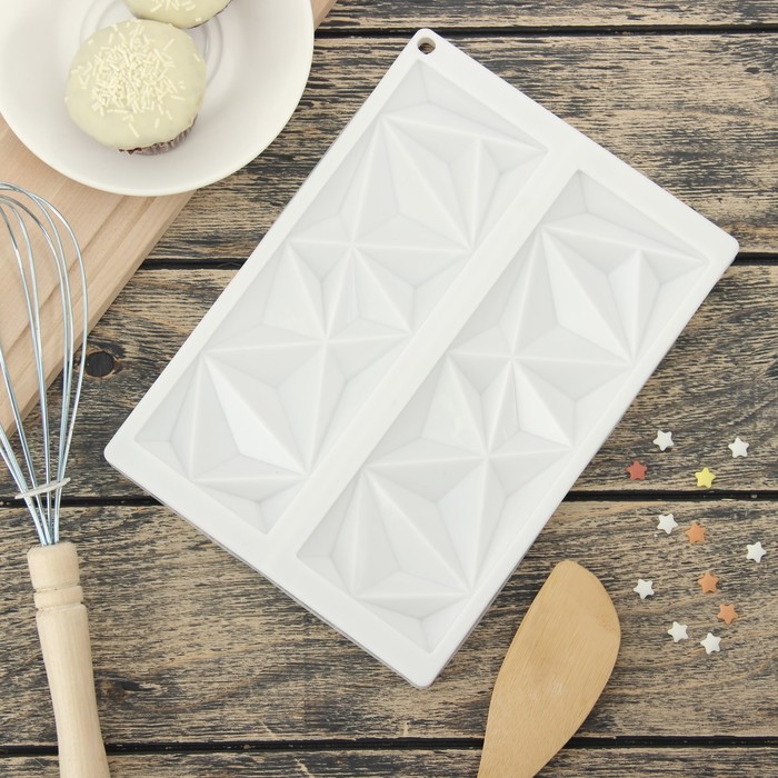 Форма двойная для выпечки и муссовых десертов "Дифракция"