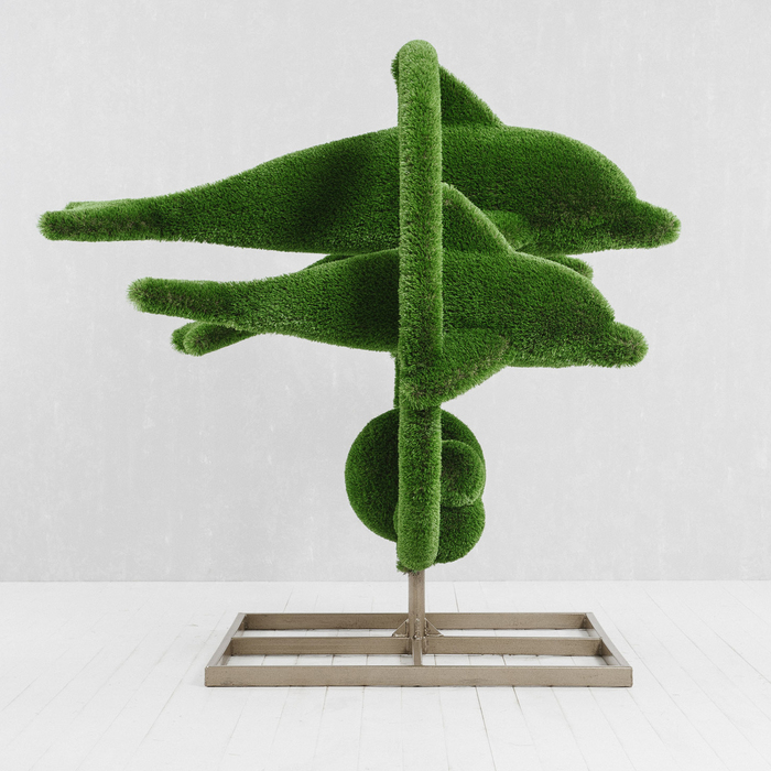 Топиар фигура "Дельфины"