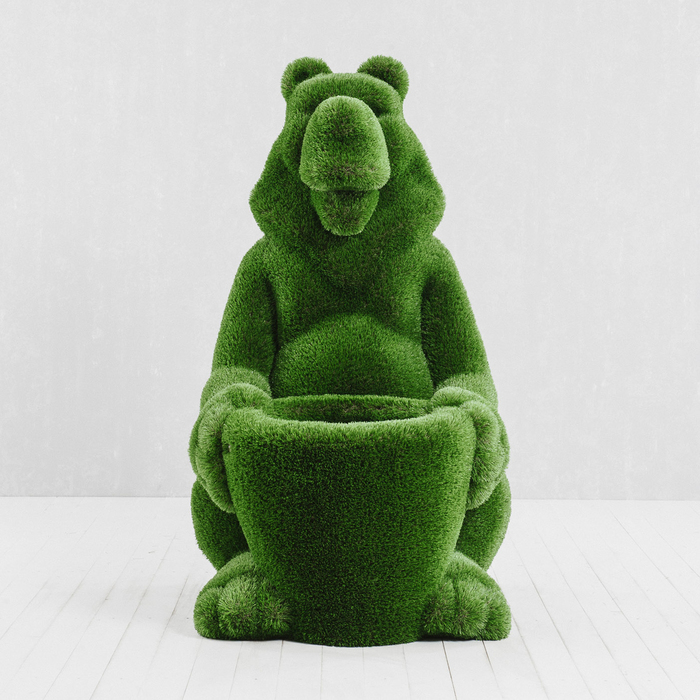 Топиар фигура "Медведь с корзиной"