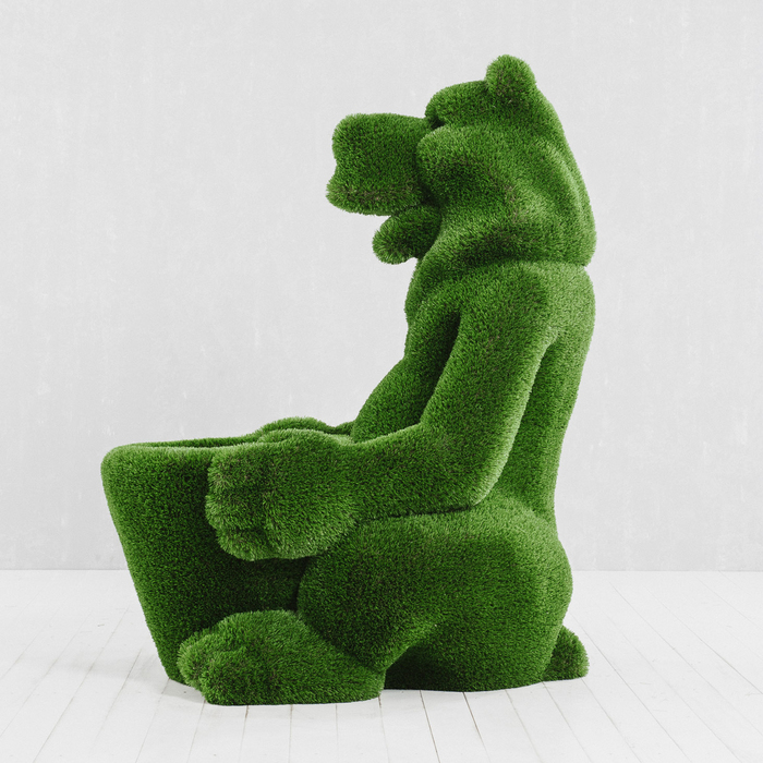 Топиар фигура "Медведь с корзиной"