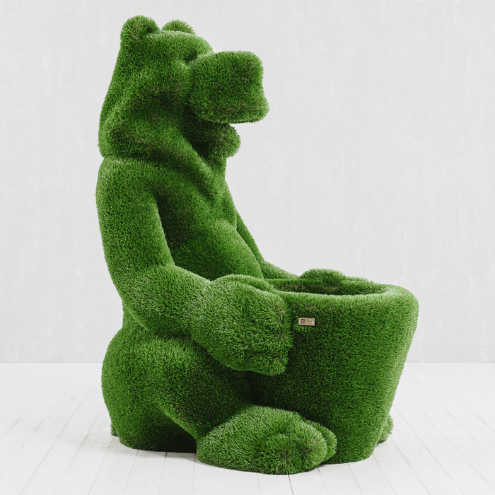 Топиар фигура "Медведь с корзиной"